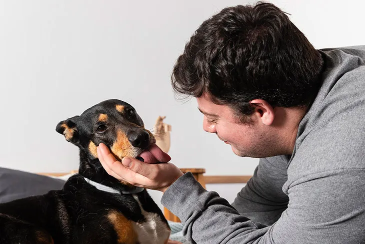 ¿Por qué mi perro me lame?