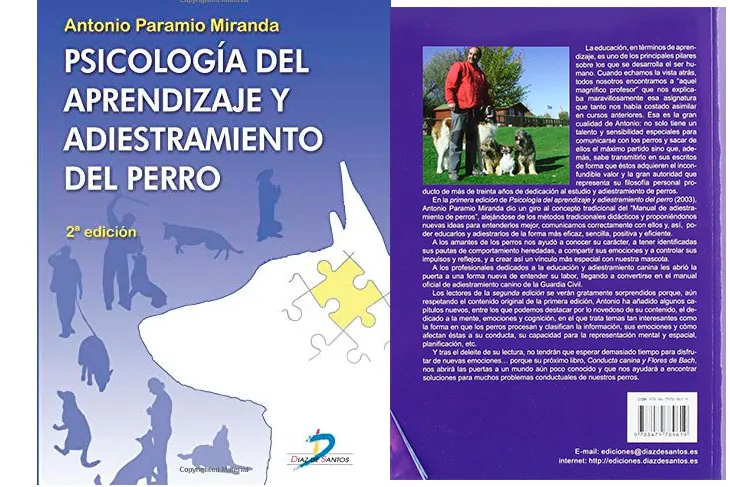 Psicología del aprendizaje y adiestramiento del perro de Antonio Paramio (Autor)