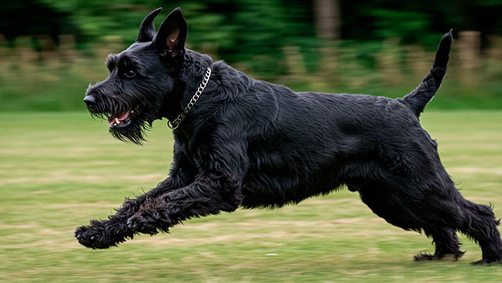 Terrier Ruso Negro: Elegancia y Protección en un Solo Perro